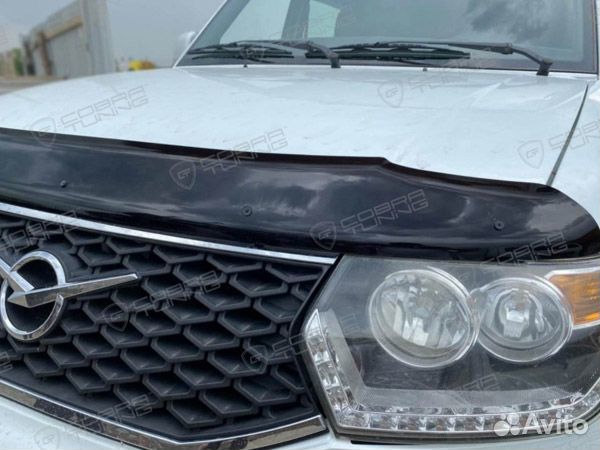 Дефлектор капота УАЗ Patriot 2005-2023