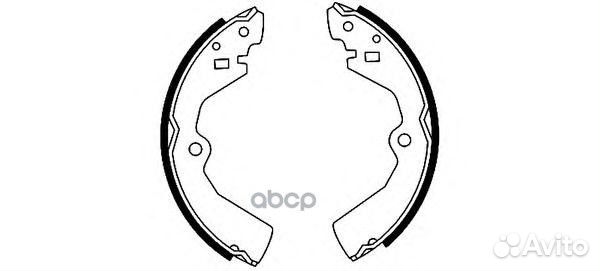 Колодки тормозные барабанные nissan pulsar,alme