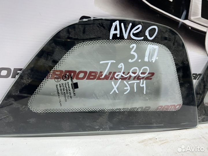 Форточка задняя левая Шевроле Авео т200 Хетчбек