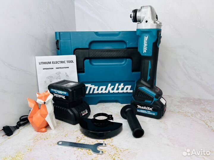 Аккумуляторная болгарка makita 125