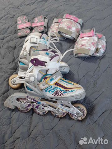 Раздвижные детские ролики 26-31 размер