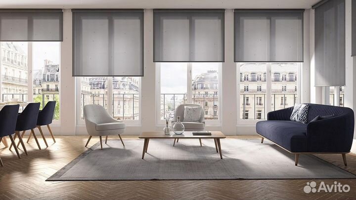 Рулонные шторы. Ткани из Европы и Турции