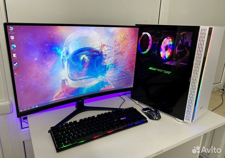 Мощный игровой компьютер i7 20 ядер GTX1070