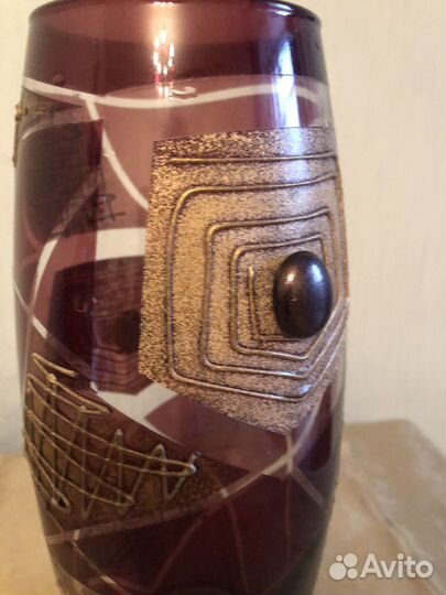 Ваза цветное стекло