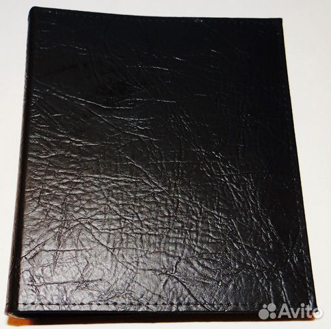 Папка 230x265 мм.Зажим 2 кольца. Кожзам