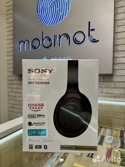 Наушники Sony WH-1000XM4 Черный