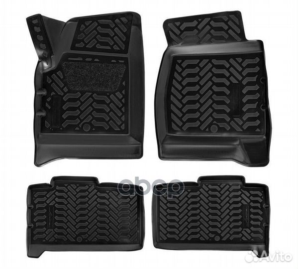 Ковры в салон (3D с подпят. ) для UAZ Patriot