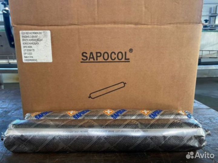 Герметик Sapocol для вклейки автостекол 600 мл