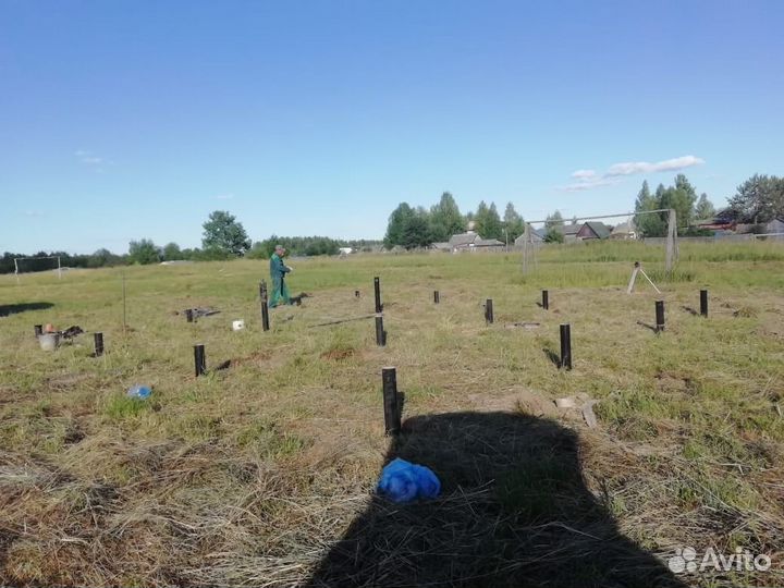 Винтовые сваи под ключ. Свайно винтовой фундамент