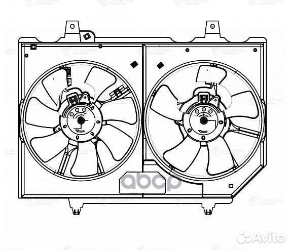 Вентилятор радиатора Nissan X-Trail (T30) (01)