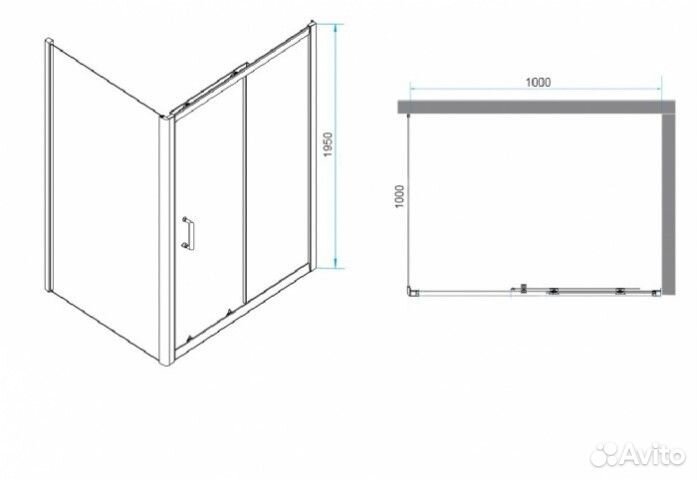 Душевой уголок RGW Passage PA-74B 100x100