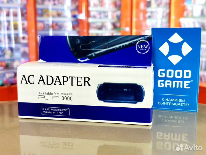Блок питания PSP (1000, 2000, 3000). Новый