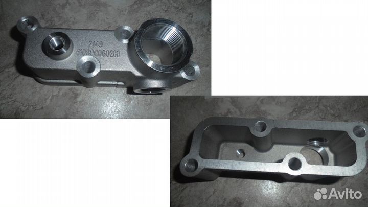 Крышка корпуса термостата Камаз маз с двиг WP7