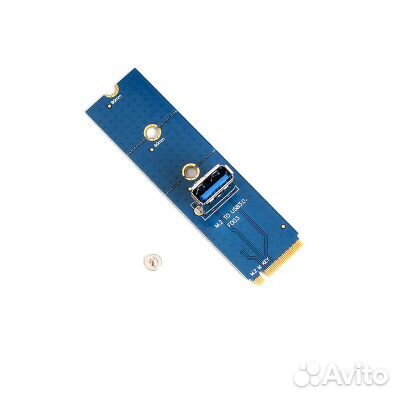 Райзеры (riser) PCI-e 1x-16x v007s красный