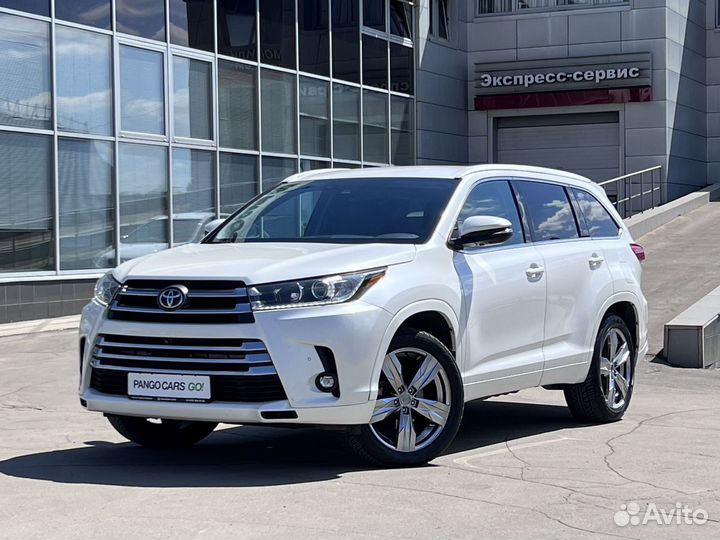 Toyota Highlander 3.5 AT, 2019, 81 805 км