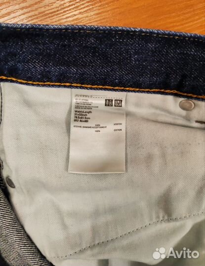 Джинсы uniqlo прямые