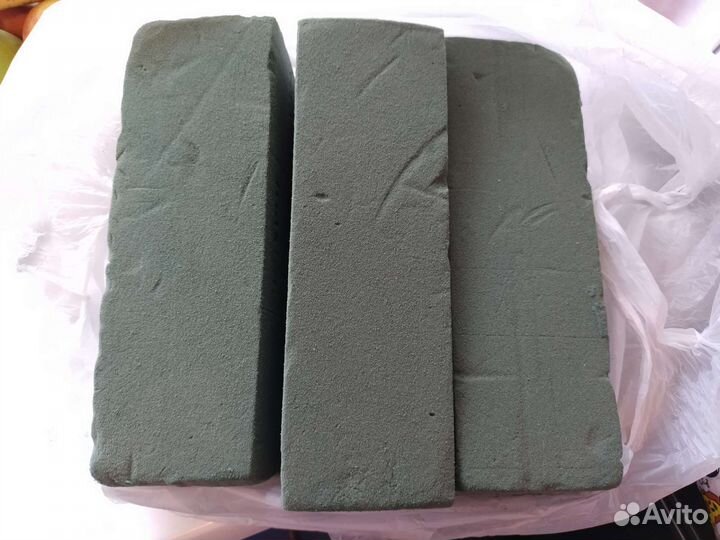 Флористическая губка, оазис, за 3 шт