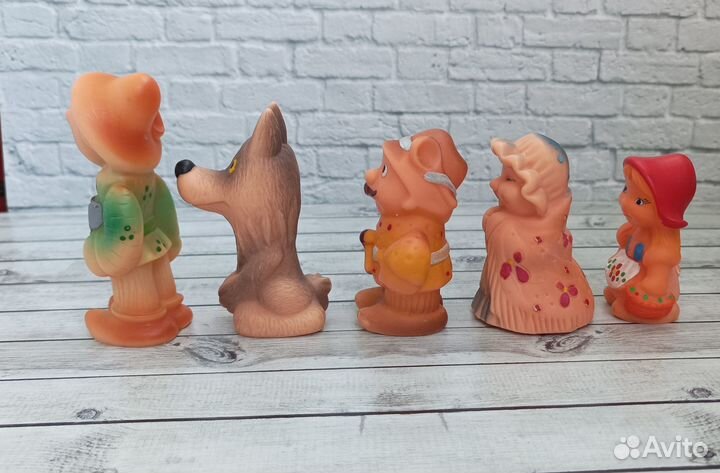 Резиновые игрушки СССР Красная Шапочка