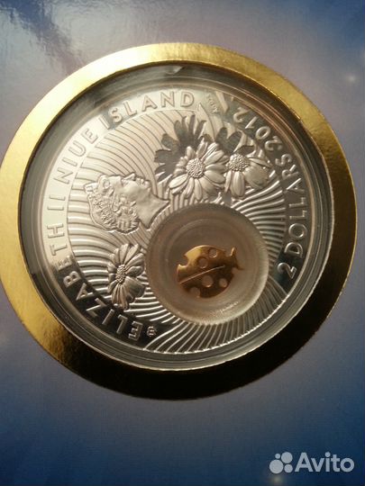 Монета Божья коровка На счастье Ниуэ 2012 год
