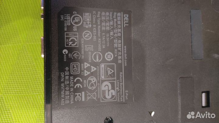 Док станция Dell K07A