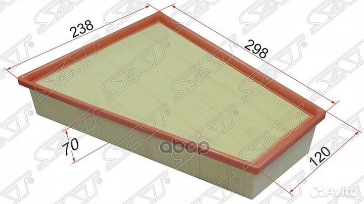 Фильтр воздушный ford galaxy 06/mondeo 07/volvo