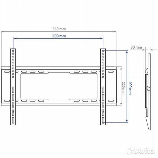 Кронштейн фиксированный Kromax ideal-101 #285685