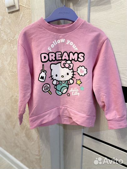 Лонгсливы и свитшоты для девочки 104