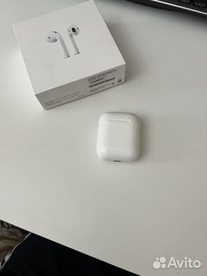 Беспроводные наушники apple airpods 2 оригинал