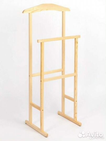 Вешалка напольная для одежды из нат.дерева