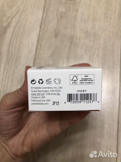 Пудра минеральная jane iredale