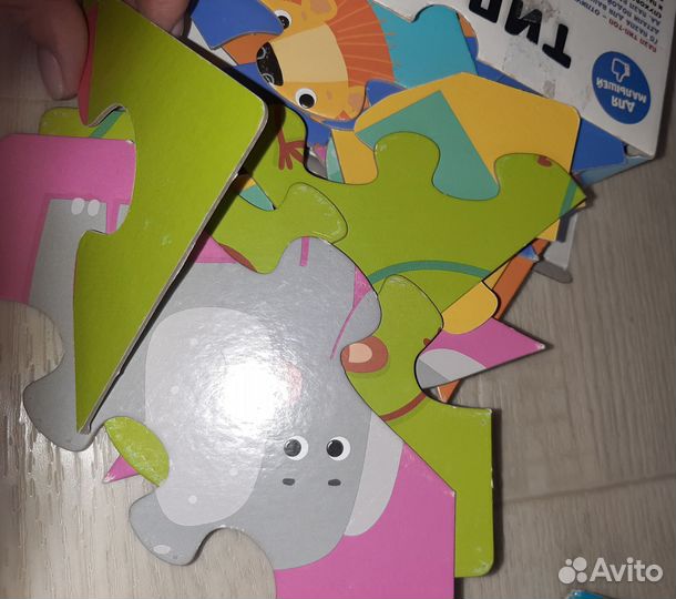 Крупные двухсторонние пазлы