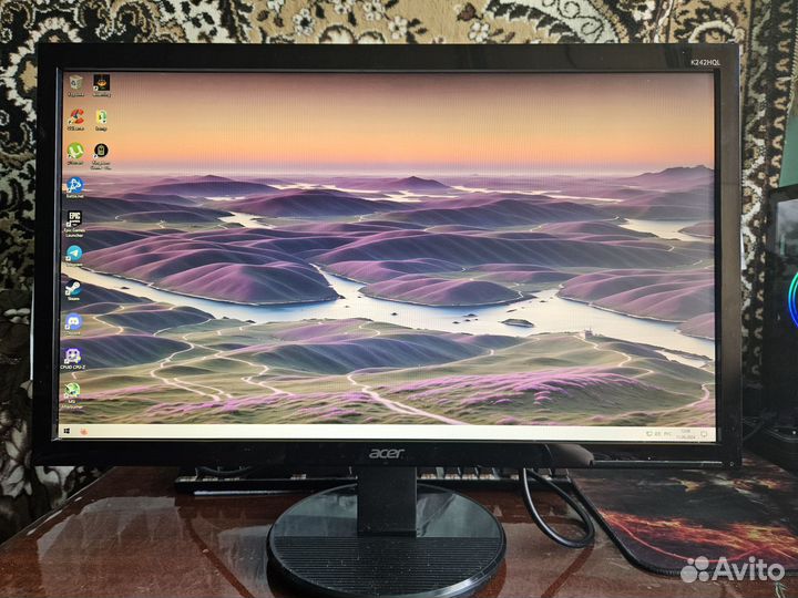 Монитор Acer K242HQL 24 дюйма, 60Гц, VGA/hdmi