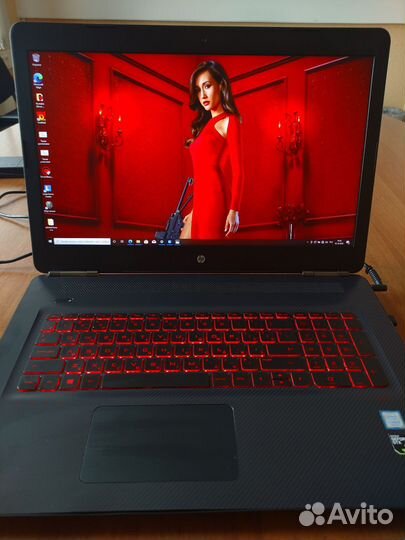Как новый, супермощный большой игровой hp omen