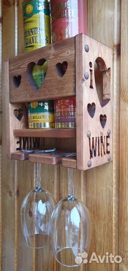 Винная полка I love vine