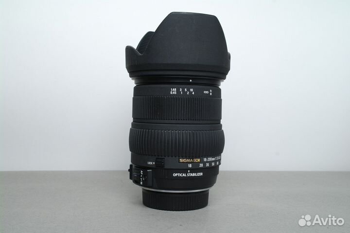 Объектив Sigma Nikon 18-200 f/3.5-6.3 OS HSM