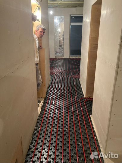 Теплый пол, монтаж отопления, котельной