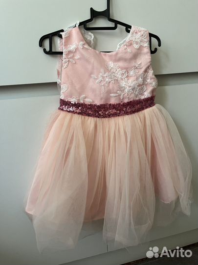 Платье нарядное комплект до года