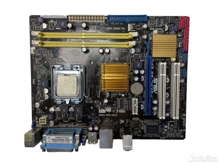Материнская плата Asus P5KPL-AM Soc-775 mATX б/у