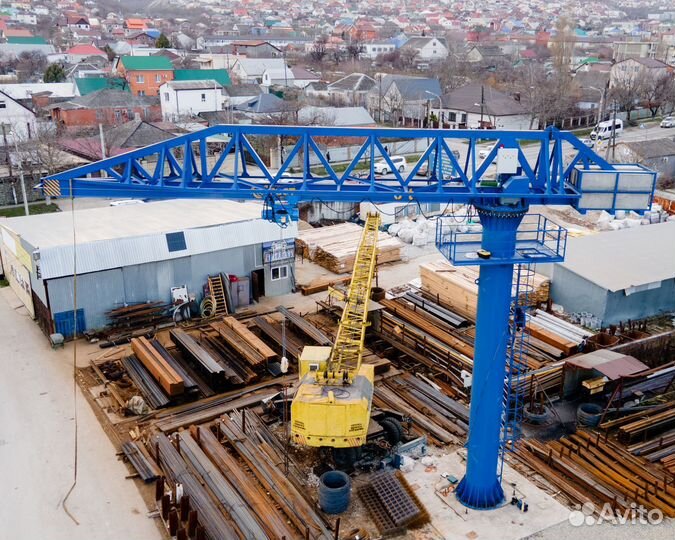 Консольный кран на колонне / настенный до 15 тонн