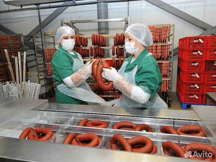 Упаковщик колбас - вахта-питание от 20 смен