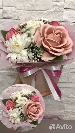 Мыльные розы букеты