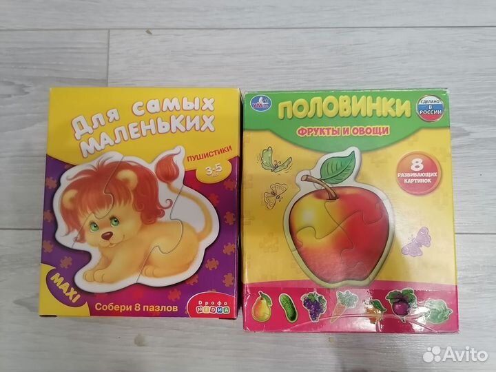 Игры и пазлы на 2 3 года