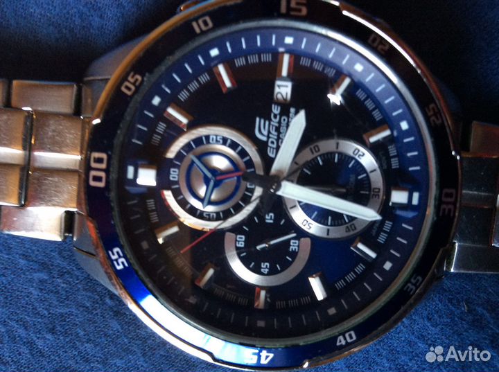 Мужские наручные часы Casio edifice EFR-547,б/у