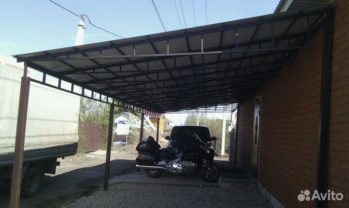 Навесы из поликарбоната под ключ