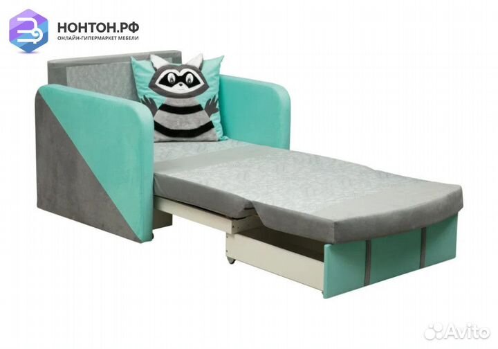 Тахта Мася-15 бирюзовая / серая