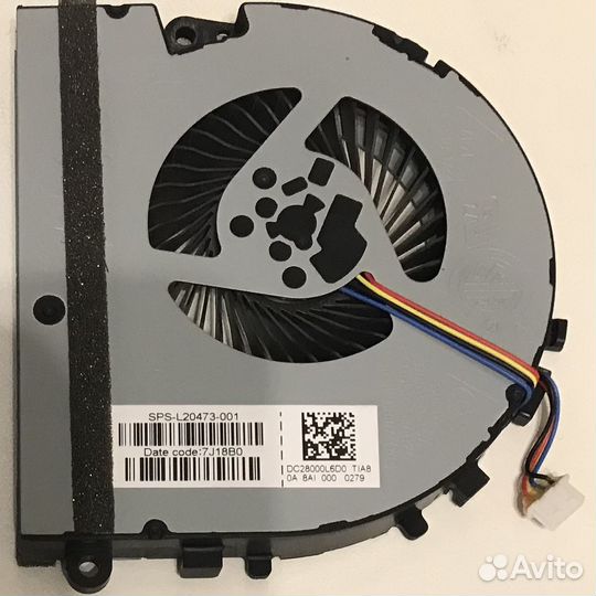 Вентилятор для ноутбука HP 15