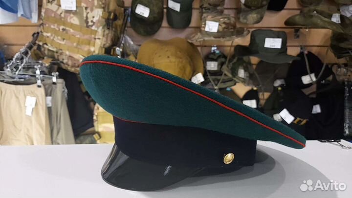 Фуражка пограничника зелёная