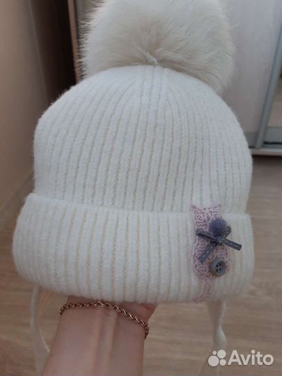 Шапка зимняя для девочки
