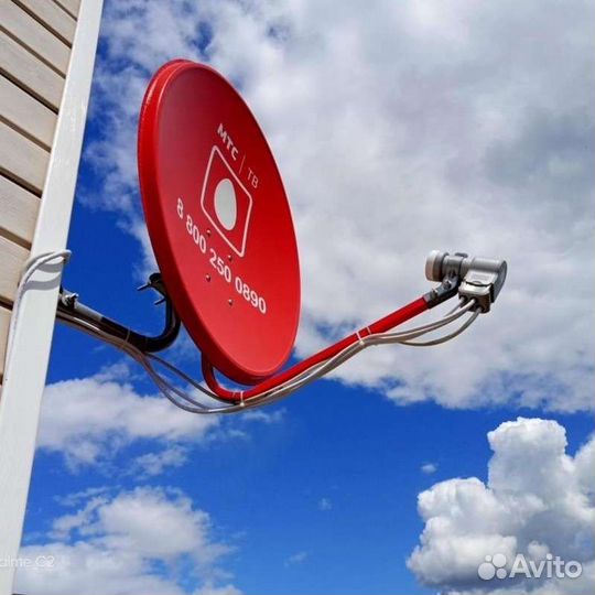 Монтаж, настройка спутниковых тарелок