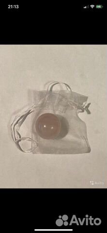 Натуральный розовый кварц